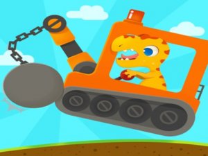 Dinosaur Digger 3 Online Game for Kids - Construction Adventure