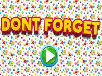 Don't Forget Memory Challenge