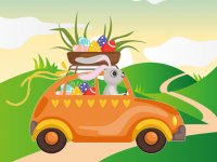 Bunnies Driving Cars Match 3 Puzzle Game