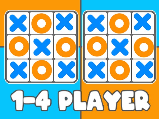 Tic Tac Toe 1-4 Player Online Puzzle Game - Multiplayer Puzzle Game