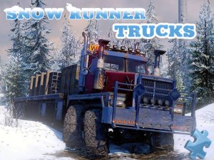 Snow Runner Trucks Jigsaw Puzzle Game - Puzzle Game