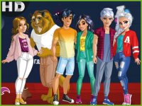 Princess College Couples Dress Up Game - Dress Up Game