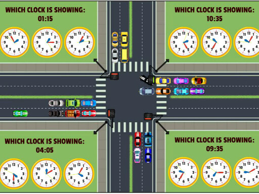 Traffic Control Time Puzzle Game