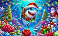 Santa Shark: Ocean Predator Arcade Game