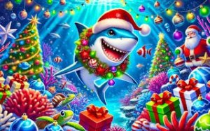 Santa Shark Ocean Journey