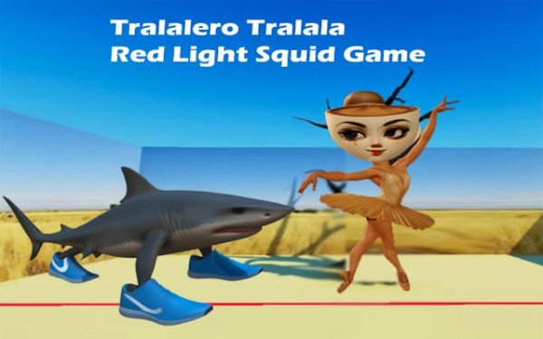 Tralalero Tralala: Red Light Squid Game Challenge - Reflex Online Game Arcade Game